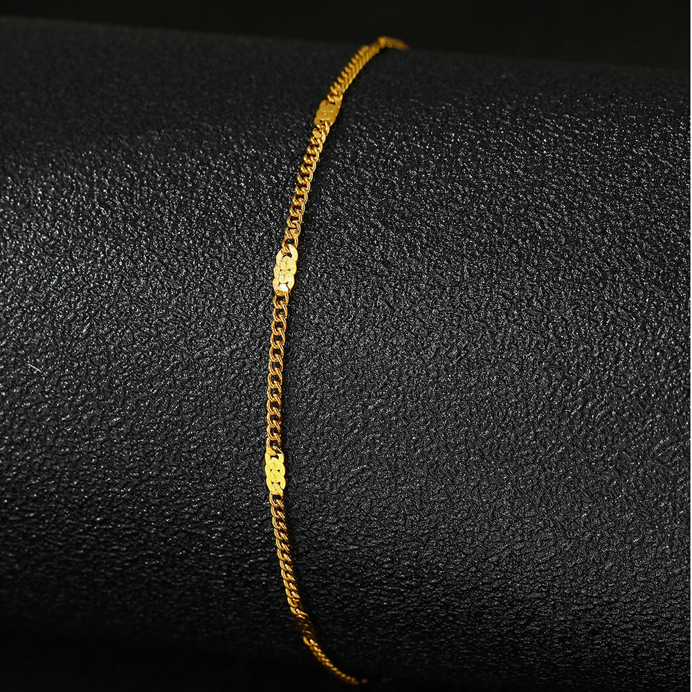 Elegantes Fußkettchen mit filigranem Design