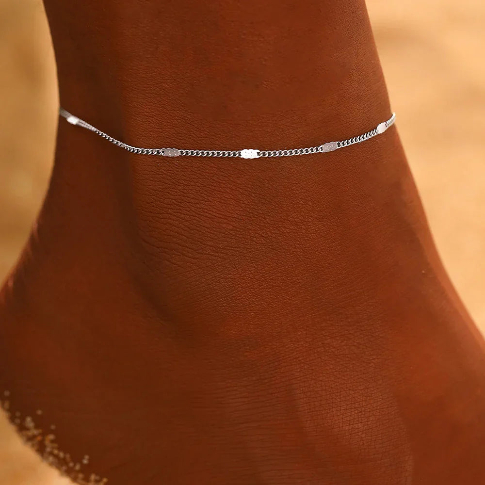 Elegantes Fußkettchen mit filigranem Design