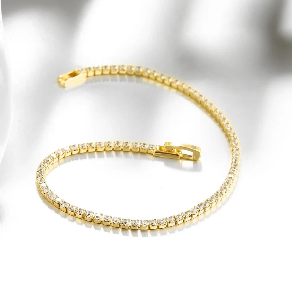 Tennis-Armband aus 925er Silber – Funkelnde Eleganz